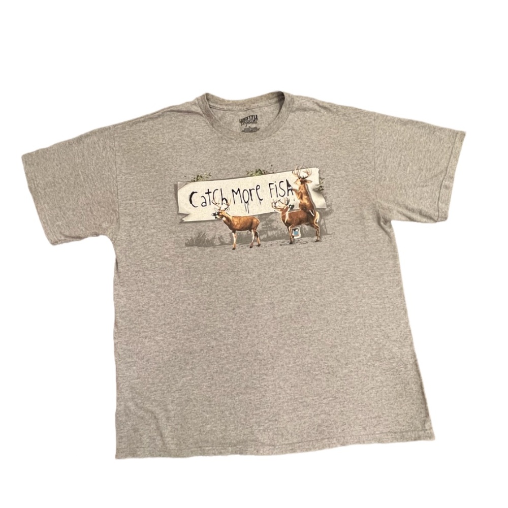 Lifestyle Legends Tee Shirt for Men XL "Eat more Fish"